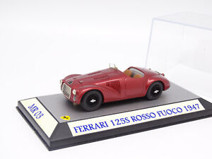 Mr Models Kit Assembled 1/43 - Ferrari 125 S Rosso Fuoco 1947