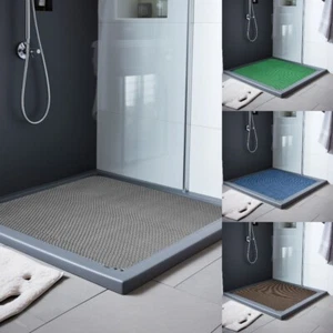 Rutschfeste Bad Duschmatte Revers Zweifarbig Antirutsch Quadratisch Dusche Bad Matte - Bild 1 von 13