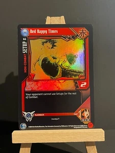 Dragon Ball GT TCG Red Happy Times 66 Shadow Dragons Saga Limited Foil! - Foto 1 di 2