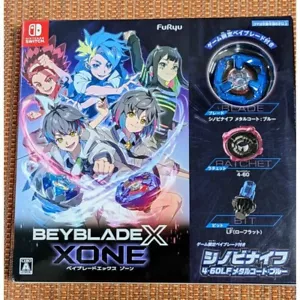 BEYBLADE X XONE SWITCH Software + DLC & Shinobi Messer 4-60LF 2024 Versiegelt Neu - Bild 1 von 9