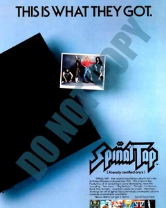 1984 Spinal Tap This Is Spinal Tap Soundtrack Album Magazine Flyer Ad 8x10 Photo - Picture 1 of 1