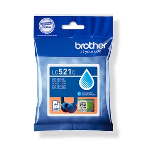 LC521 Cyan Original Brother Ink Cartridge LC-521 - Picture 1 of 1