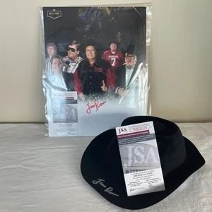 Jim Ross Signed Cowboy Hat & Photo 11x14 WWE Hall Of Fame JSA Authenticated - Picture 1 of 6