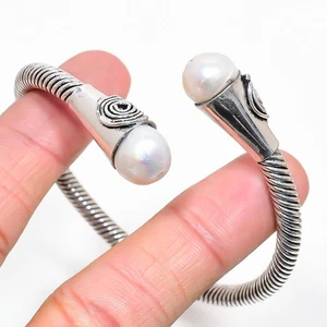 Natural River Pearl Ethnic Bracelet Adjustable P298 - Picture 1 of 8