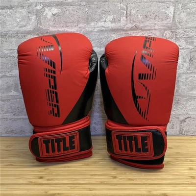 Title Boxing Gloves Viper | 16 Ounce | Red & Black - Image 1 of 4