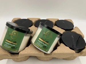 Bath & Body Works Stress Relief Eucalyptus Spearmint 3 Wick Candle S/6 #6020 - Picture 1 of 3