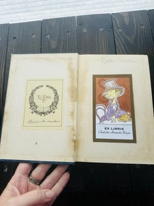 Lewis Carroll Book Tudor Publishing 1939 HC Ex Libris Homemade Cover Alice Hard - Foto 1 di 17