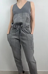 Transit Par Such Latzhose Leinen grau Damengröße 1 " - Bild 1 von 8