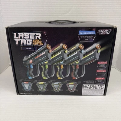 Squad Hero Laser Tag Light Force Edition Rechargeable Set of 4 - Image 1 of 4