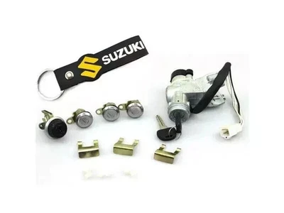 Juego de cerradura de guantera de puerta de dirección interruptor de encendido Jimny para Suzuki Samurai SJ410 413 Foto 1 de 2