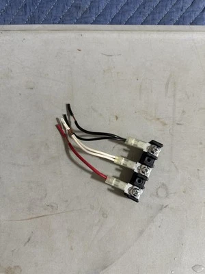 OEM Genuine GE Dryer Terminal Block Assembly, Part #WE4M266, WE4M325 - Image 1 of 2