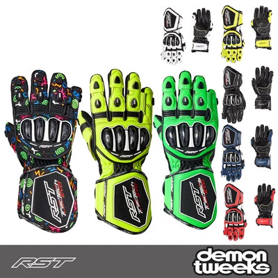 RST 2666 Tractech Evo 4 CE Reinforced Motorcycle Gloves - CE Level 2 Certified - Image 1 of 4