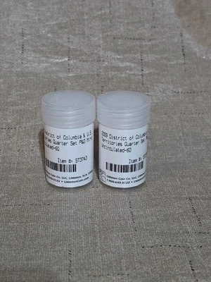 24 2009 District Of Colombia Territories Quater Set P&D Mint Uncirculated-60 - Image 1 of 2