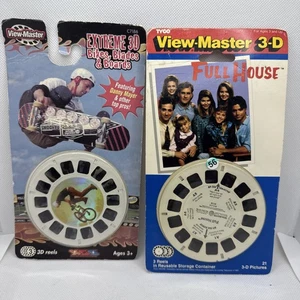 Tyco Viewmaster 3-D Full House #4119 & Extreme 3D Bikes Blades Boards NIB Lot - Picture 1 of 2