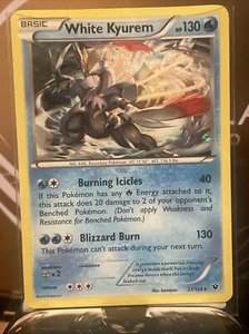 Pokemon TCG White Kyurem 21/124 XY Fates Collide Holo Rare LP - Bild 1 von 2
