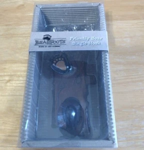 Black Bear Single Key Hook by Jeff Fleming Bearfoots Rustic Big Sky Carvers NIB