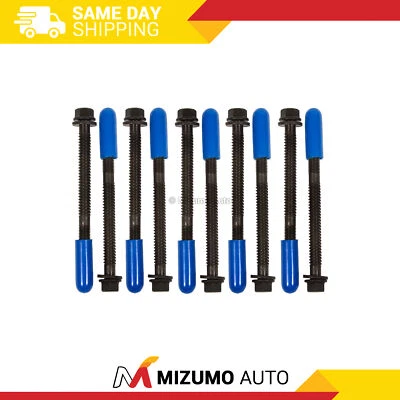 Pernos de cabeza aptos para 88-95 Honda Civic Del Sol CRX D15B1 D15B2 D15B6 D15B7 D16A2 D16A6 Foto 1 de 4