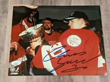 JSA Chris Osgood Signed 8x10 Photo File COA 1998 Stanley Cup Detroit Red Wings B