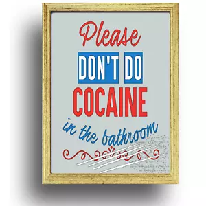 Funny Sign Bathroom Door Gift Toilet Metal Wall Vintage Home Decor Mirror Retro - Picture 1 of 12