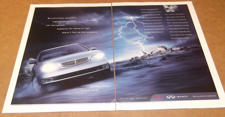Infiniti I30 2000 anuncio original impreso anuncio 00 foto I-30 Foto 1 de 1