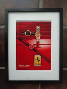 Ferrari Formula Uhr Werbung bzw Reklame