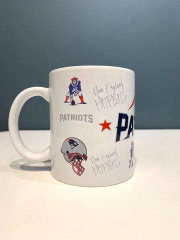 NFL Team Logo New England Patriots Cup Coffee Mug 13oz Cover