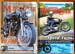 2 Classic Motorcycle Magazines 2009 -2011 Matchless G12CRS - BSA Bantam