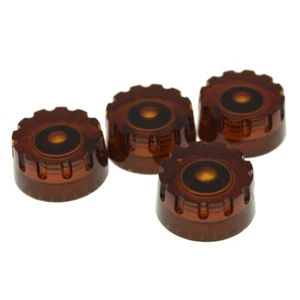 LP Guitar Knurled Knob USA Spec Fine Spline Speed Control Knob for CTS Pot Amber - Picture 1 of 5