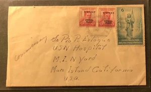 1947 Manilla Philippines California Victory Common Wealth Overprint Cover - Picture 1 of 1