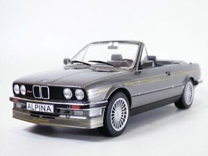 BMW série 3 E30 ALPINA C2 2.7 cabriolet gris 1/18