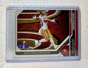 Carta Christian McCaffrey 2023 Panini NFL #218 Superbowl 1 di 199 - Foto 1 di 2