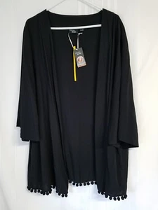 Heidi Klum Esmara Large Black  Cardigan/Loungewear - Picture 1 of 7