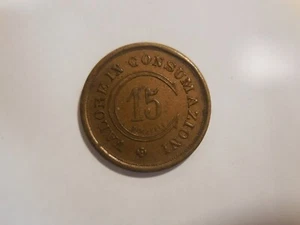 gettone 15 centesimi distributori automatici Milano - Picture 1 of 2
