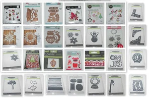 SANTA CHRISTMAS SPELLBINDERS DIE SET MOMENTA SIZZIX TIM HOLTZ BIG SHOT DARICE - Picture 1 of 19