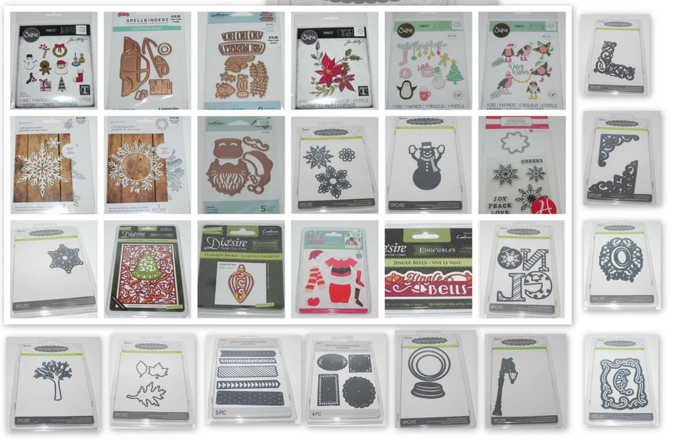SANTA CHRISTMAS SPELLBINDERS DIE SET MOMENTA SIZZIX TIM HOLTZ BIG SHOT DARICE - Image 1 of 1