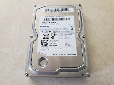 Samsung 80 GB HD083GJ Hard Drive 3.5 SATA Tested and Wiped - Image 1 of 4