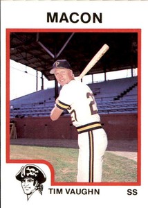 1987 Macon Pirates ProCards #1192 Tim Vaughn Gardena California CA Baseball Card