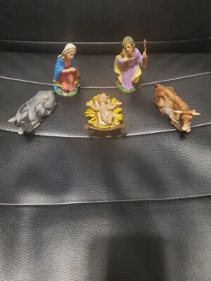Vintage Made in Italy Christmas Nativity Figurines - Image 1 of 4