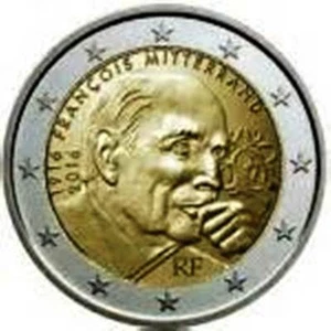 2 euro 2016 -	FRANCIA 100º anniversario della nascita di François Mitterrand  - Imagen 1 de 1