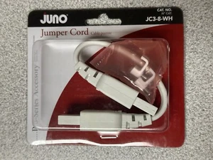 NEW Juno Lighting JC3-8 WH Jumper Cord 8 Inch 8" 66cm - Picture 1 of 2