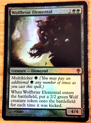 Wolfbriar Elemental Foil - Creature - Rare Worldwake 2010 Magic MTG Card - Image 1 of 2