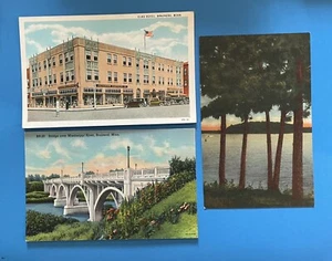Brainerd Minnesota Vintage Postcard Lot Hotel Bridge Island - Picture 1 of 2