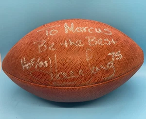 HOWIE LONG (Oakland Raiders/Hall of Fame) signed Official Wilson NFL Football - Picture 1 of 5