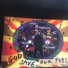 SEX PISTOLS  RARE ORGINGNAL GOD SAVE OUR YOBS INVITE CARD JAMIE REID