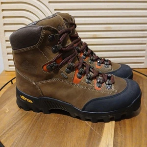 Danner Brown Leather Expedition GTX Womens Sz 10 Hiking Gore-Tex Vibram Boots - Picture 1 of 10