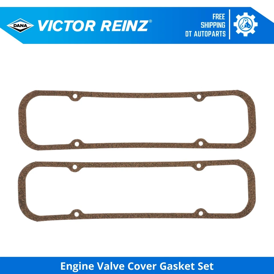 For 1955-1957 GMC F350 Engine Valve Cover Gasket Set Victor Reinz 1956 - Imagem 1 de 1