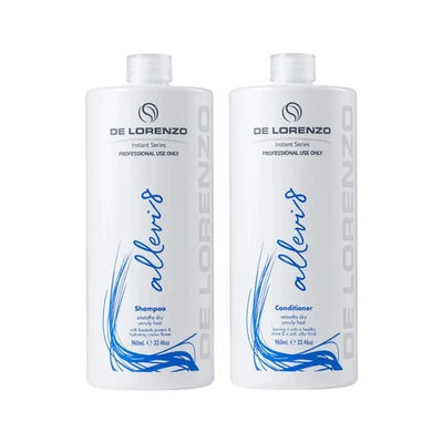 De Lorenzo Allevi8 Shampoo and Conditioner 960ml set + Free Pumps For Dry hair - Image 1 of 4