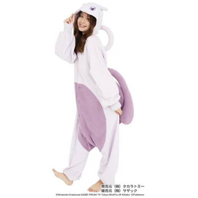 SAZAC Pokemon MEWTWO Vellón Kigurumi Unisex Adulto Talla Única Juegos con disfraces Japón Envío gratuito Foto 1 de 4