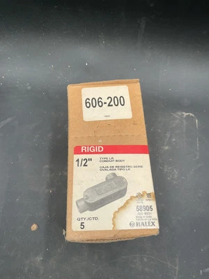 1/2” Conduit Body Ridgid 5 Pack - Image 1 of 4