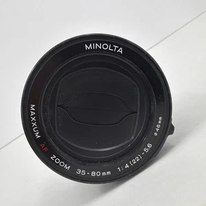 Lente Minolta Maxxum AF Zoom 35–80 mm 1:4 (22) – 5,6 46 mm - Imagen 1 de 5